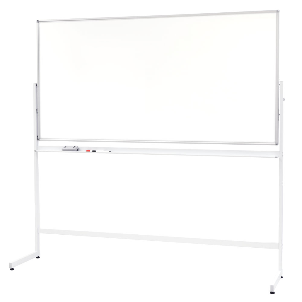 【法人限定】【沖縄・離島配達不可】 ホワイトボード 脚付 片面 スチール NF-WB-SL1890-AW-WH ホワイト 幅1800mm Netforce 掲示板 マーカー 粉受 イレーサー付き L字脚 マグネット対応 マグネットボード 無地 オフィス