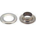 両面ハトメ ステンレス 15mm 10組入 PTHPS15 内径:15mm TRUSCO