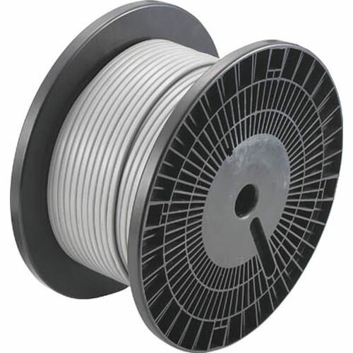 家庭用または、業務用電気器具のプラグ付電源コードおよび延長コードとして使用されています。 色:灰。芯数:2。全長(m):100。定格:125V-12A。JISC3306規格品。導体（より線）断面積:1.25mm[[の2乗]]素線数（本）/素線径:50/0.18mm外径:1.5mm。絶縁体厚さ:0.6mm。外寸:4.7×7.4mm。電気器具用VCTFKビニールキャブタイヤコード。 お届け時間の指定は承れません。ご了承ください。使用用途を守ってご使用ください。