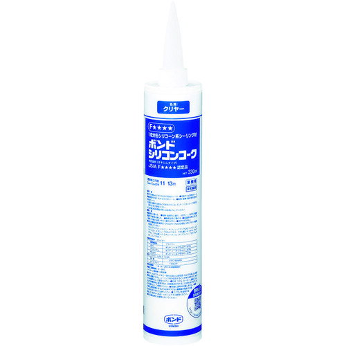 シリコンコーク防かび剤入 クリヤー 330ml ＃59084 59084 クリヤー コニシ