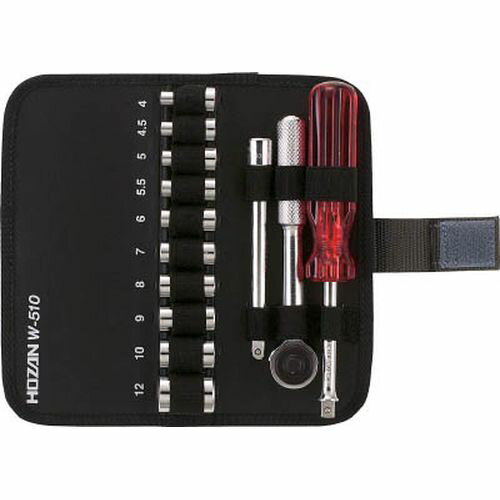 ソケットレンチ 13点セット W510_8850 HOZAN