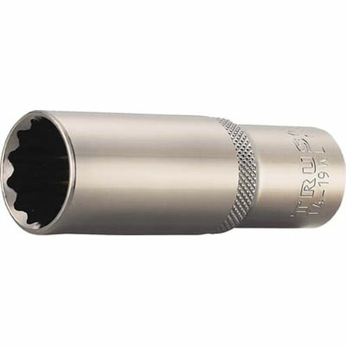 樂天商城 - ディープソケット 12角タイプ 差込角12.7 T419WL 対辺寸法:19mm TRUSCO