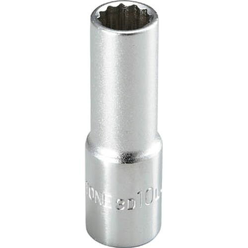 ディープソケット(12角) 差込角:9.5mm 3D19L 対辺寸法:19mm TONE