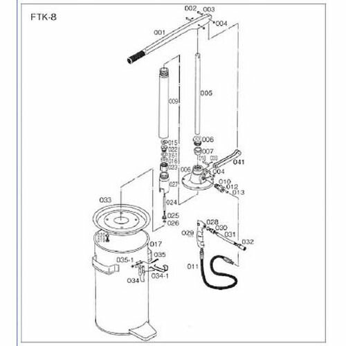 FTK8用 タンク FTK017 TRUSCO