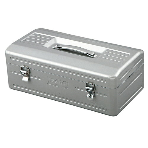 片開きメタルケース EK-3 シルバー 外寸:410x210x150mm KTC