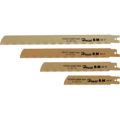 バイメタルセーバーソーブレード 5枚入り PWB140 全長:140mm×山数:8 ハウスB.M