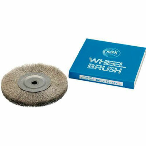 ステンホイールブラシ 両頭・ベンチ・卓上電気グラインダー用 W478_8653 外径:150mm NSK