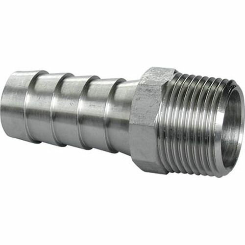 六角ホースニップル 304STHN32A_1225 呼び径A:32×B:1 1/4 イノック