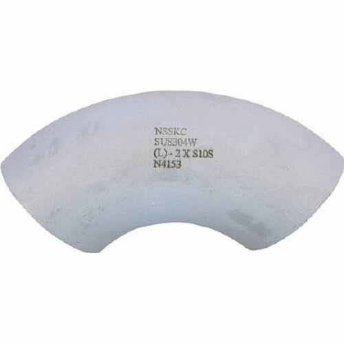 ステンレス鋼製エルボロング9 S90L10S100A_3261 呼び径:100×4 住金