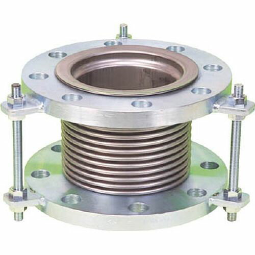 排気ライン用伸縮管継手 5KフランジSS400 NK7300100150_5160 呼び径100A/全長150mm NFK