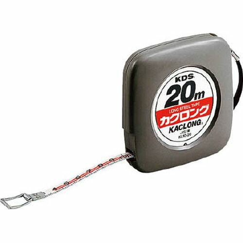樂天商城 - 小型巻尺 カクロング（スチール） KL1020 テープ長さ:20m KDS