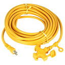 ラバロン延長コード10m KM02-10 キイロ 黄 KOWA