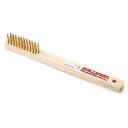 ワイヤーブラシ NO.100 木柄3行メッキ SK11