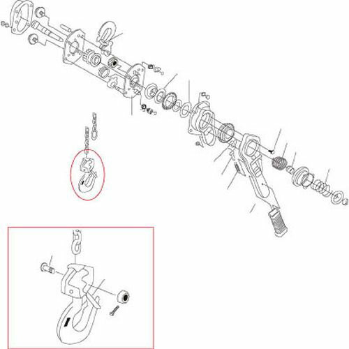 LB015用部品 ロードチェン標準1式 L4BA01518411_2219 キトー