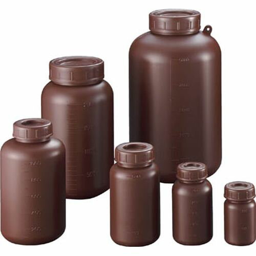 PE広口遮光瓶 02911C 高さ:122mm サンプラ