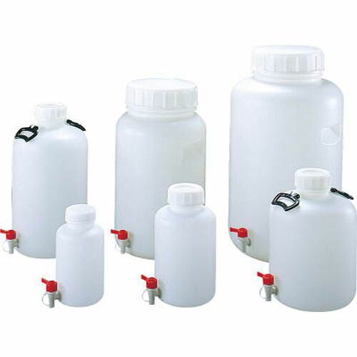 広口瓶コック付 297 容量:50000ml 瑞穂