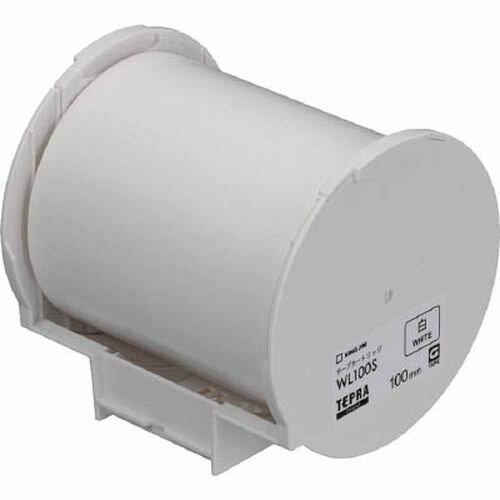 Grandテ−プカ−トリッジ・白100mm WL100S 白 テープ幅:100mm キングジム