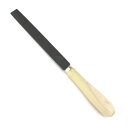 ホーム鉄工ヤスリ 木柄付 150MM 平 日東
