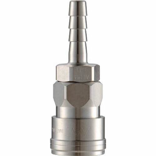 樂天商城 - クイックカップリング AL40型 ステンレス製 ホース取付用 CAL44SH3_5172 ホースサイズ:1/2inc ナック