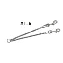 二頭引きチェーン#1.6 20cm 幅:1.6mm カワノ(4)