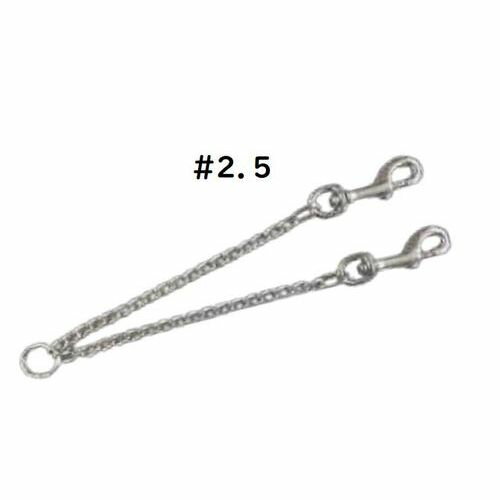 二頭引きチェーン#2.5 27cm 幅:2.5mm カワノ