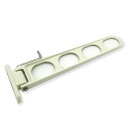 アルミ物干金具 ホワイト 全長:380mm ハイロジック