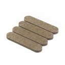 硬質フェルト(粘着タイプ) PQ135-2 4マイ 茶 13×55×4mm 光
