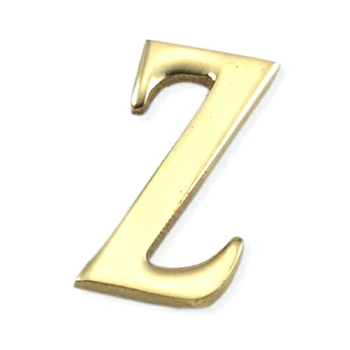 真鍮製ゴールド文字 LB38-Z 文字:Z 光
