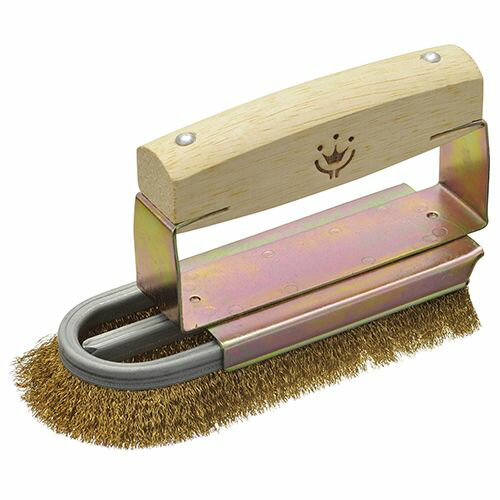 チャンネルブラシ 真鍮 D型 ハンディ・クラウン