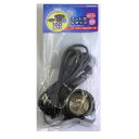 コード付レセップ HS-L2615SZR/K 黒 口金:E26用 OHM
