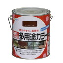 油性 多用途カラー 1.6L チョコレート アサヒペン