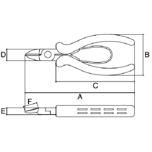 ワイヤークラフトニッパ（バネ付） 130mm CR01 スリーピークス 3