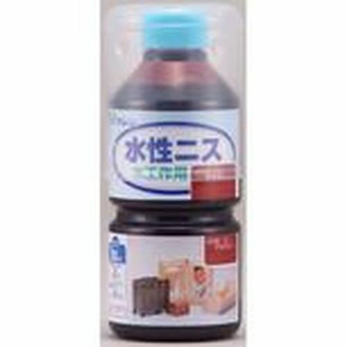 水性ニス 300ml マホガニ 和信ペイント