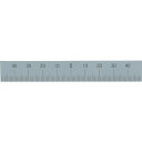 セッティングメジャー マシンスケール100mm 下段左右振分目盛 穴無 14160 全長:100mm シンワ