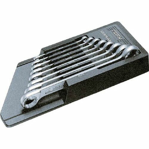 両口めがねレンチセット（ストレート） 8丁セット 610N8RS HAZET
