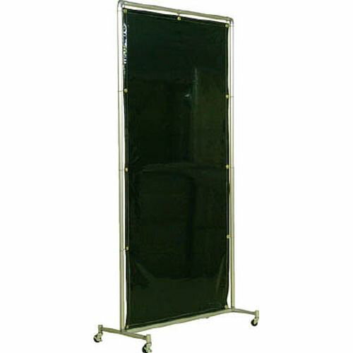 遮光フェンスアルミパイプ 1×2 単体キャスター YS12SCDG_8097 ダークグリーン 吉野