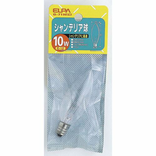 �����ǥꥢ �� 10W G-71H(C) ���ꥢ 10W ���⡧E12 ELPA