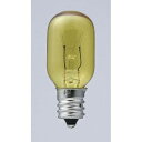DCMオンラインで買える「ELPA 生地色ナツメ球5W G-05H(Y イエロー|生活用品 生活家電・AV 電球・蛍光管 電球」の画像です。価格は90円になります。