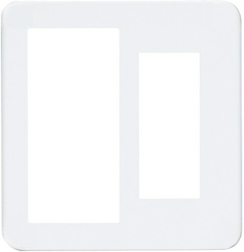 プレート WTC7112W スイッチ＋コンセント用 コスモワイド21