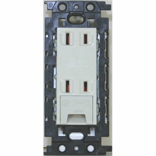 埋込コンセント 接地アース付 WN15324K フルカラー