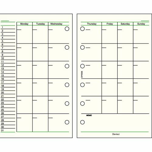 手帳 リフィル マンスリーA DPR206 レイメイ藤井