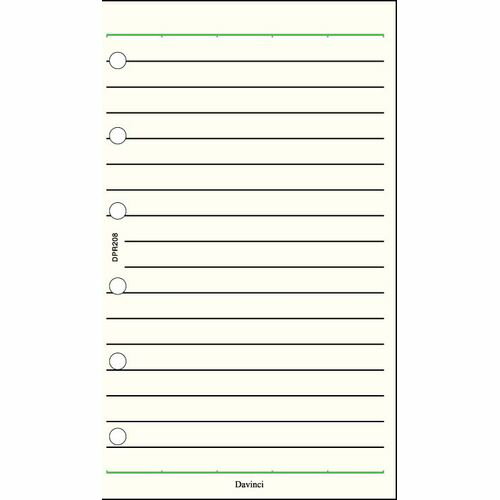 手帳 リフィル ミニ6穴サイズ 横罫ノート DPR208 6.5mm罫 レイメイ藤井