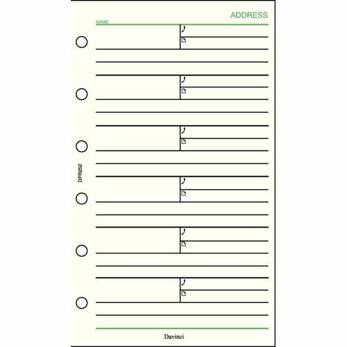 手帳 リフィル アドレス6 DPR252 レイメイ藤井