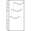手帳 リフィル B6 カード DR230 レイメイ藤井