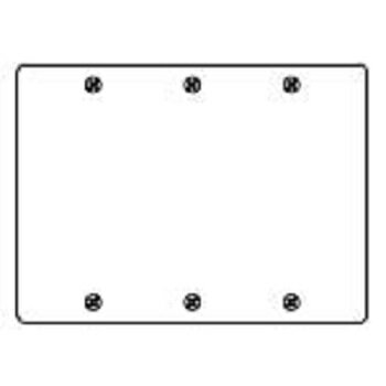 ステンプレート WN7693K 取付枠付 3連 フルカラー