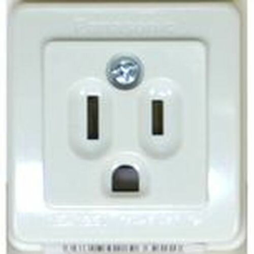 接地角型コンセント WK3001W 施設向工事用配線器具 Panasonic