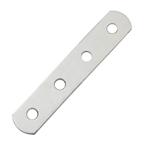 ジョイント 19型フラット 19F1-4 クローム 長さ:100mm/穴数:4 ハイロジック