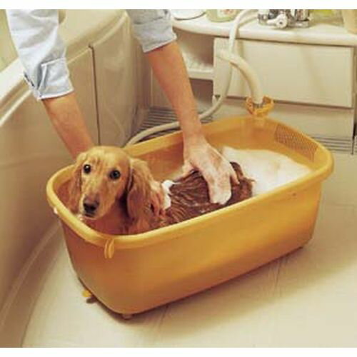 ペット用バスタブ BO-600E オレンジ W600xD350xH210mm アイリスオーヤマ