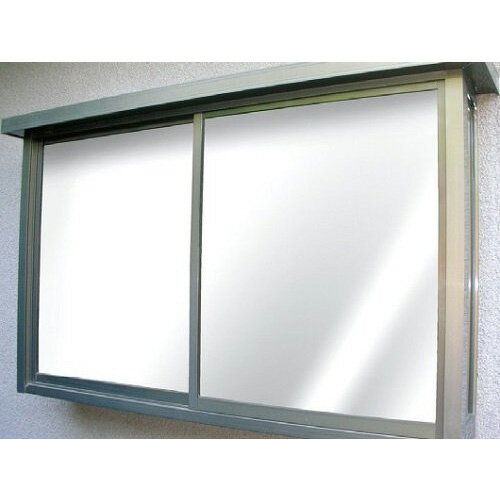 省エネミラー窓貼りシート GP-4686 シルバー 46×90cm meiwa