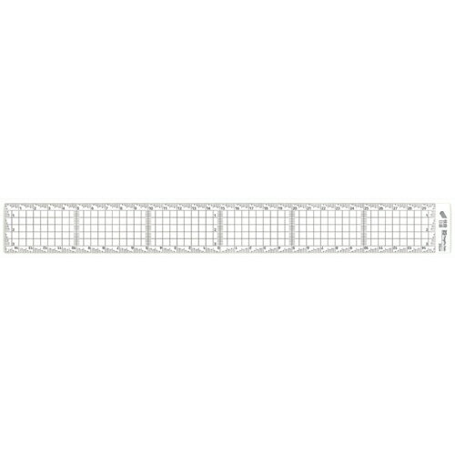 カッティングアクリル方眼定規 快段目盛 CAGS-30KD 30cm SK